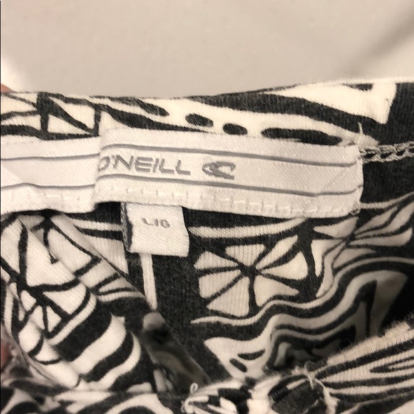 O’Neill muted black and white midi dress - Picture 2 of 7